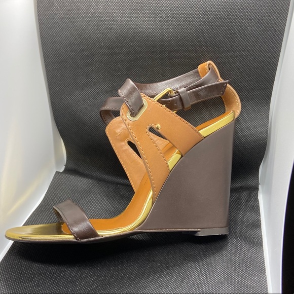 Giuseppe Zanotti Gold Wedge - Picture 9 of 16